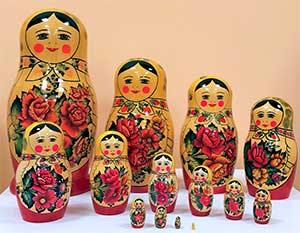 Методическая разработка образовательной деятельности по познавательному развитию (первые шаги в математику) «В гости к нам пришли матрешки»